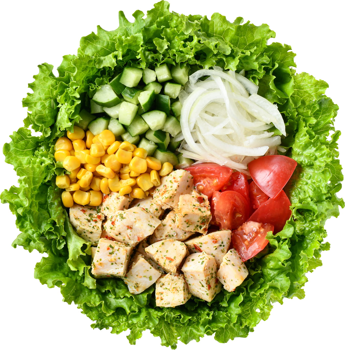 ハーブチキンと彩り野菜のサラダ